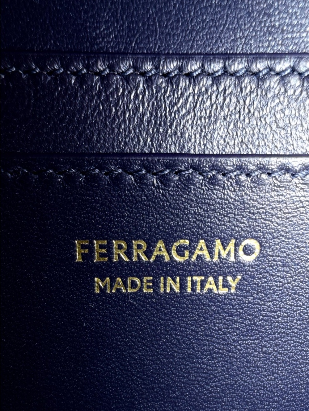 Ferragamo Hug Crossbody Bag Midnite Blue - Picture 4 of 4